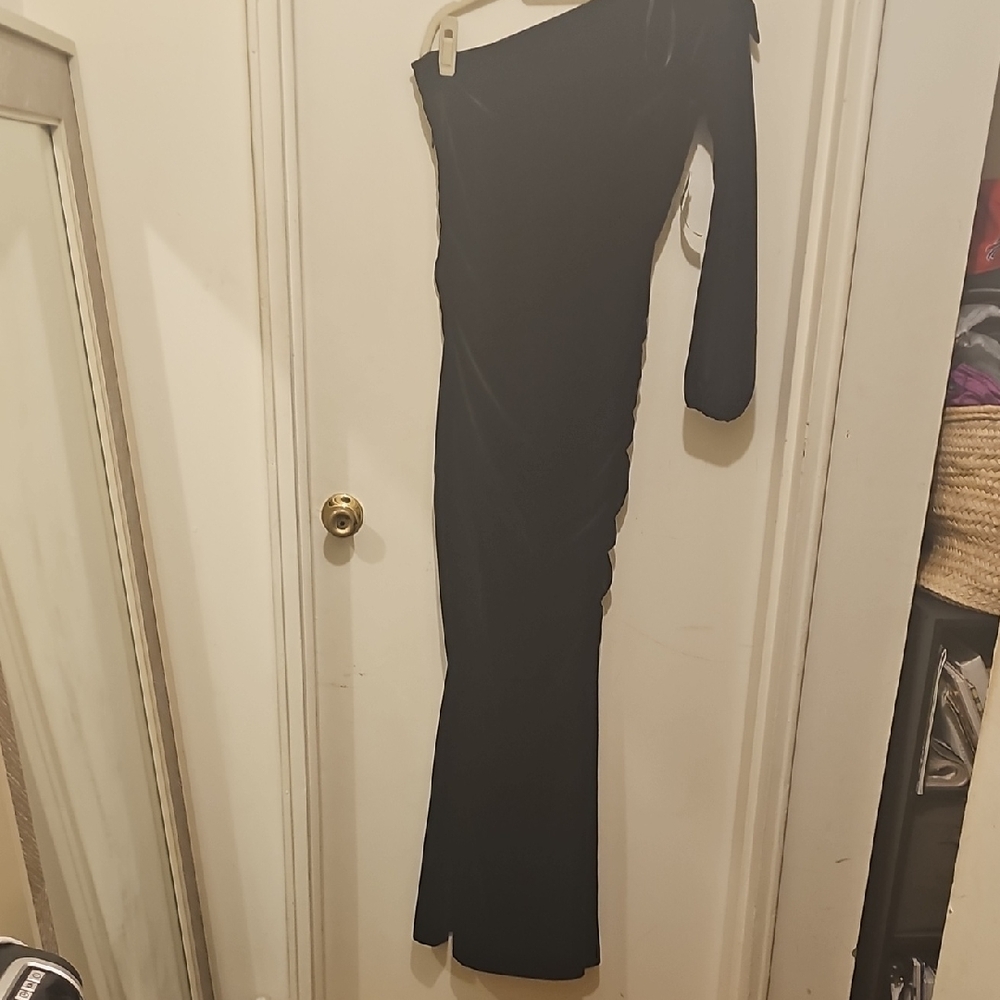 Eva Mendes Classic Black Dress